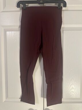lululemon athletica Women's Burgundy High-Rise Leggings